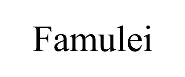 Trademark Logo FAMULEI