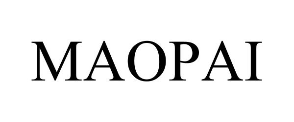 Trademark Logo MAOPAI