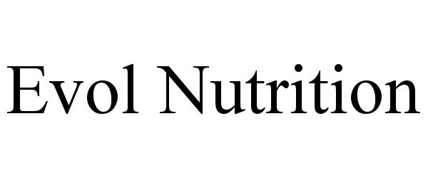Trademark Logo EVOL NUTRITION