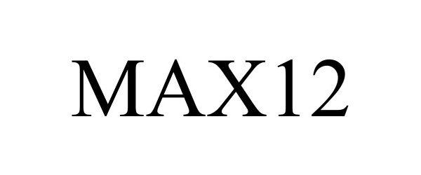 Trademark Logo MAX12