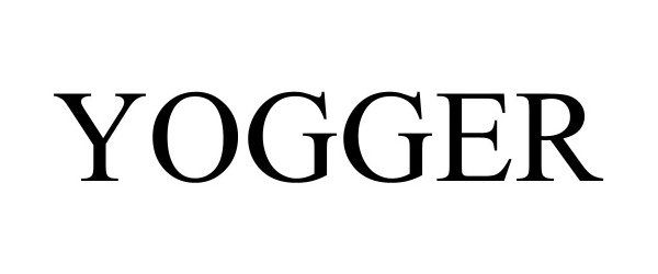 Trademark Logo YOGGER