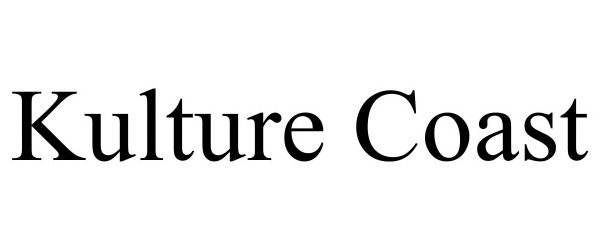 Trademark Logo KULTURE COAST