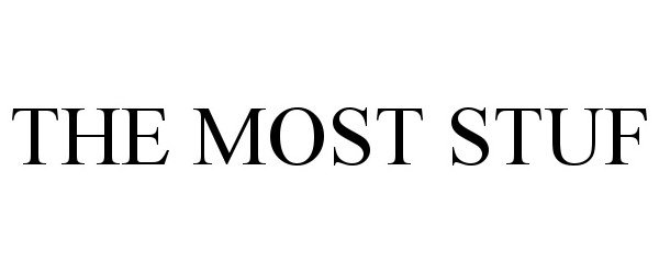 Trademark Logo THE MOST STUF