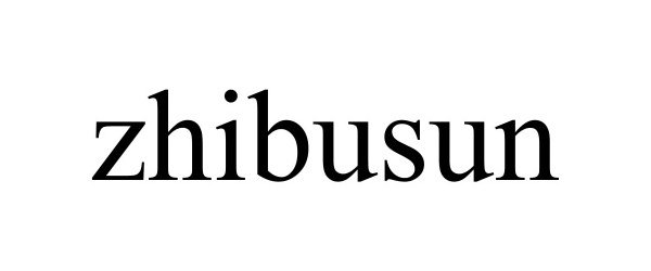 Trademark Logo ZHIBUSUN
