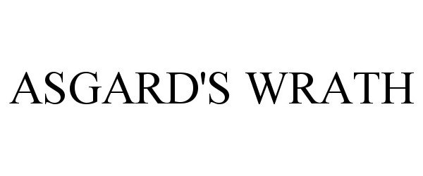 Trademark Logo ASGARD'S WRATH
