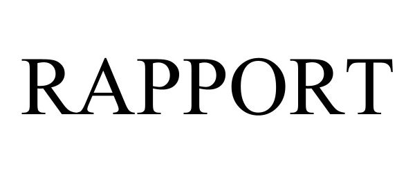 Trademark Logo RAPPORT