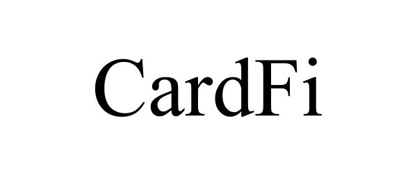 Trademark Logo CARDFI