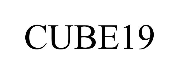 Trademark Logo CUBE19