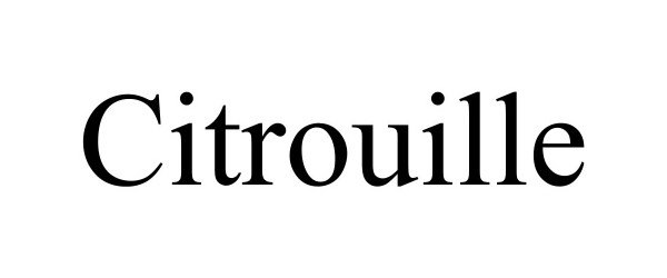 Trademark Logo CITROUILLE