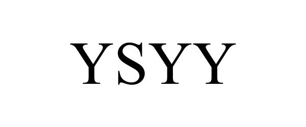 Trademark Logo YSYY