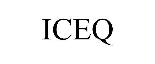 Trademark Logo ICEQ