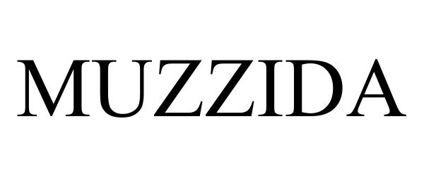 Trademark Logo MUZZIDA