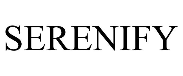 Trademark Logo SERENIFY