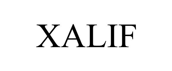 Trademark Logo XALIF