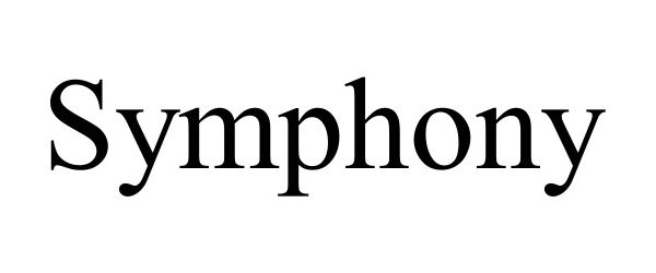 Trademark Logo SYMPHONY