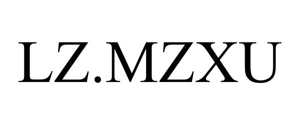 Trademark Logo LZ.MZXU