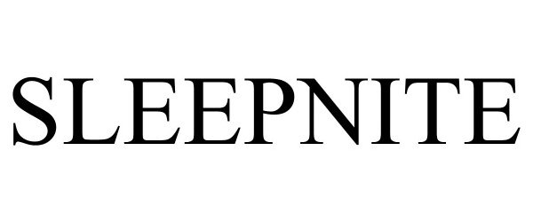 Trademark Logo SLEEPNITE