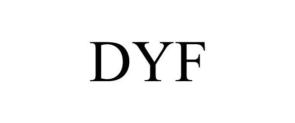 Trademark Logo DYF