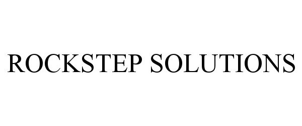 Trademark Logo ROCKSTEP SOLUTIONS
