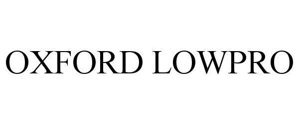 Trademark Logo OXFORD LOWPRO