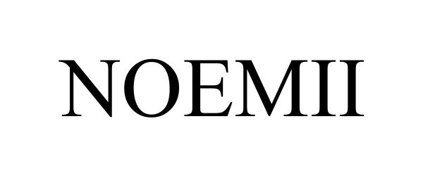 Trademark Logo NOEMII