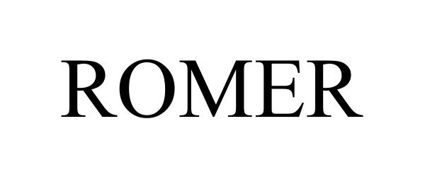 Trademark Logo ROMER