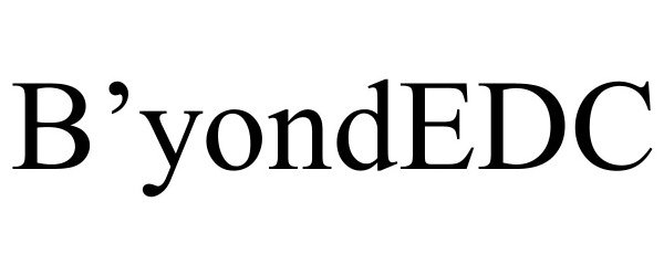 Trademark Logo B'YONDEDC