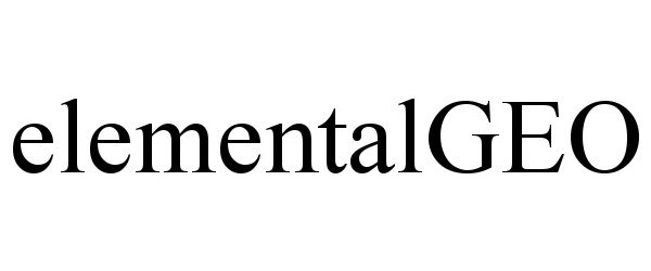 Trademark Logo ELEMENTALGEO