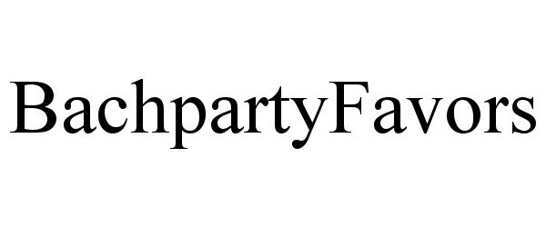 Trademark Logo BACHPARTYFAVORS