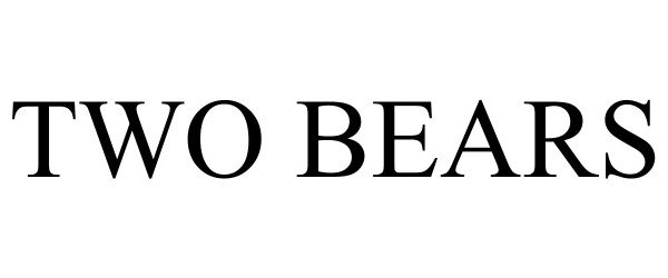 Trademark Logo TWO BEARS