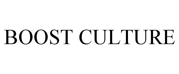 Trademark Logo BOOST CULTURE