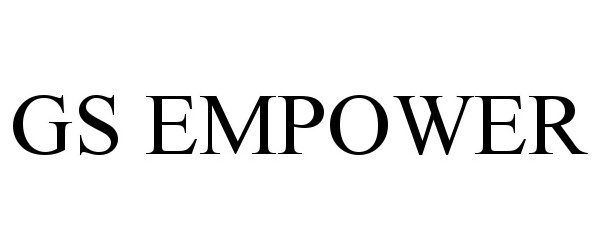 Trademark Logo GS EMPOWER