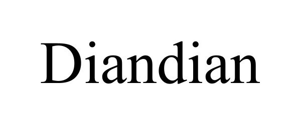 Trademark Logo DIANDIAN