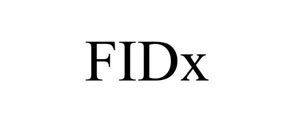 Trademark Logo FIDX