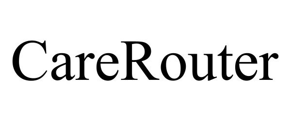 Trademark Logo CAREROUTER