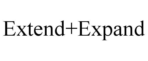 Trademark Logo EXTEND+EXPAND