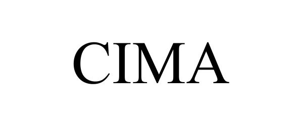 Trademark Logo CIMA