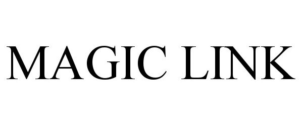 Trademark Logo MAGIC LINK