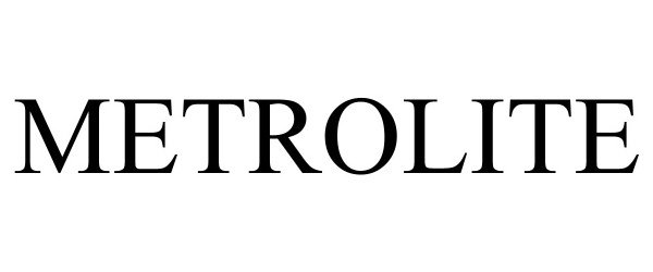 Trademark Logo METROLITE