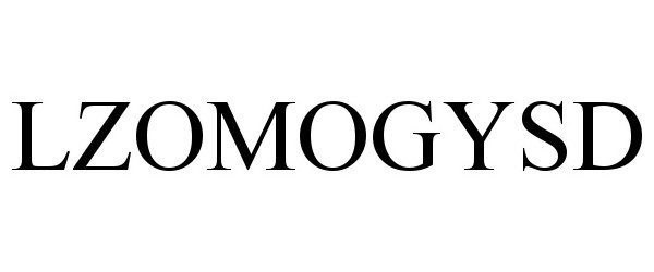 Trademark Logo LZOMOGYSD