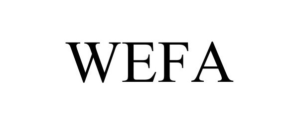 Trademark Logo WEFA