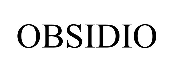 Trademark Logo OBSIDIO