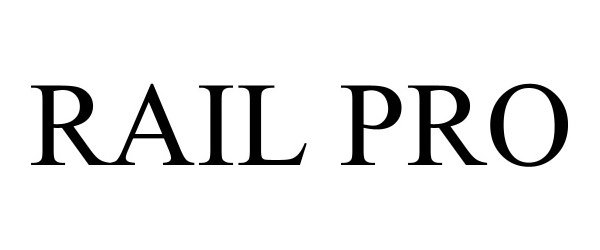 Trademark Logo RAIL PRO