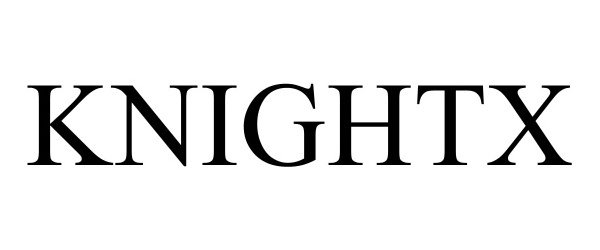 Trademark Logo KNIGHT X