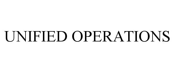  UNIFIED OPERATIONS