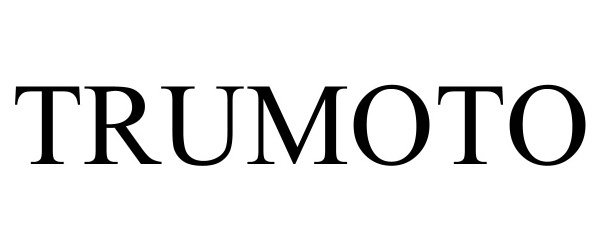Trademark Logo TRUMOTO
