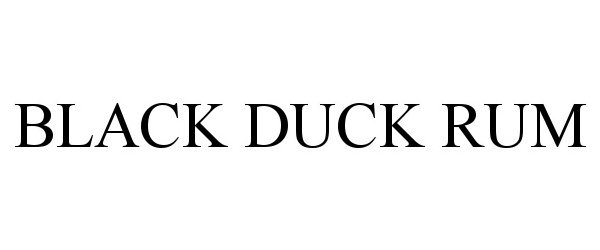 BLACK DUCK RUM