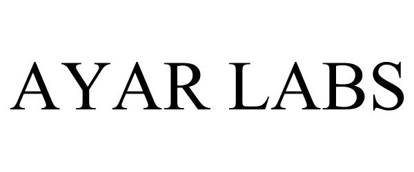 Trademark Logo AYAR LABS