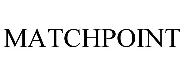 Trademark Logo MATCHPOINT