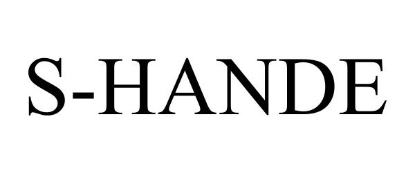 Trademark Logo S-HANDE